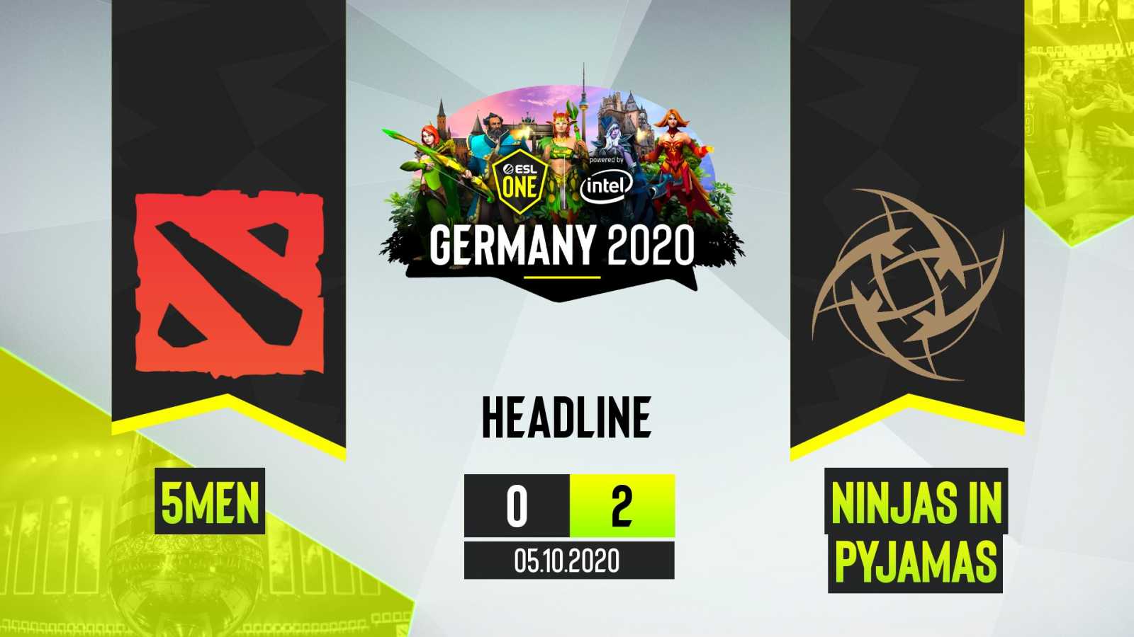 Češi na úvod ESL One zničili pieliedieův nový stack 5men