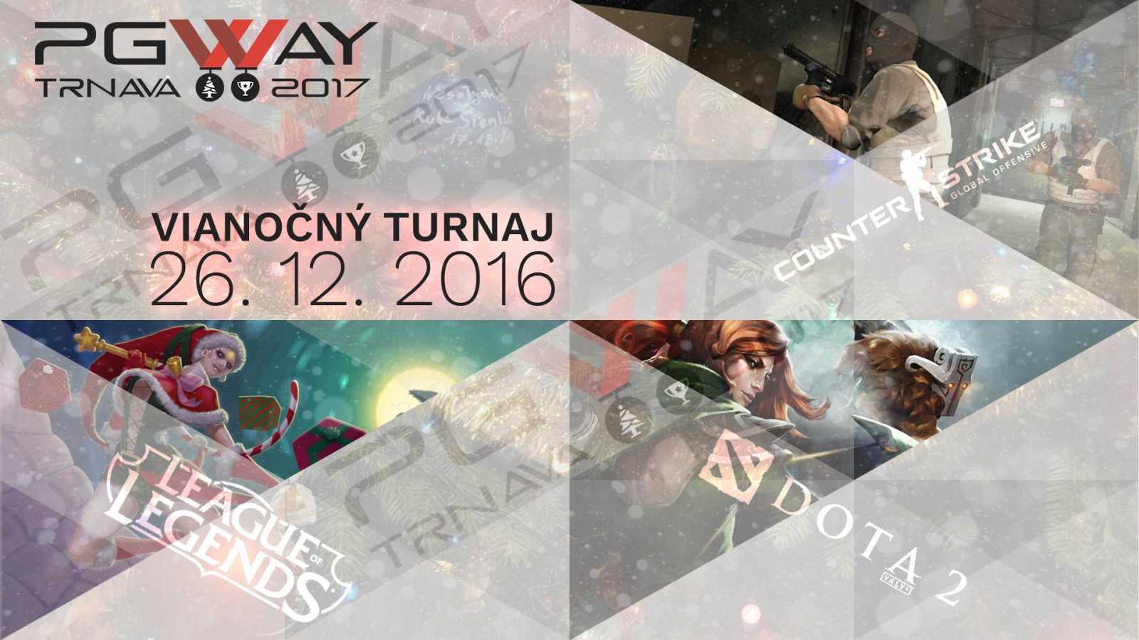 PGWAY Vianočný turnaj o 100€ -  REGISTRÁCIE SPUSTENÉ